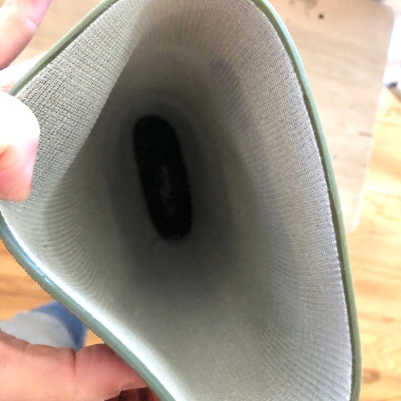 New! Matte Hunter Green Tall Rubber Rain Boot - Picture 13 of 13